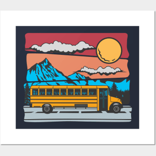 School Bus Adventures Posters and Art